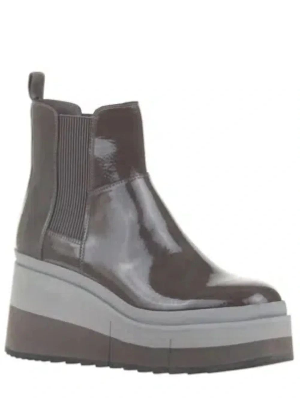 Nakedfeet GUILD IN MUD PLATFORM CHELSEA BOOTS 6